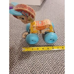 Vintage 1962 Fisher Price Pull Toy #616 Patch Pony- Missing Tail